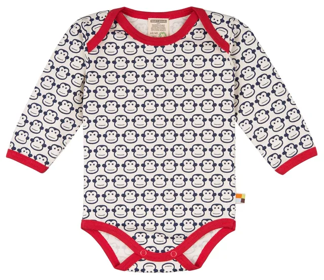loud-proud-classics-body-langarm-babybody-navy-druck image 1