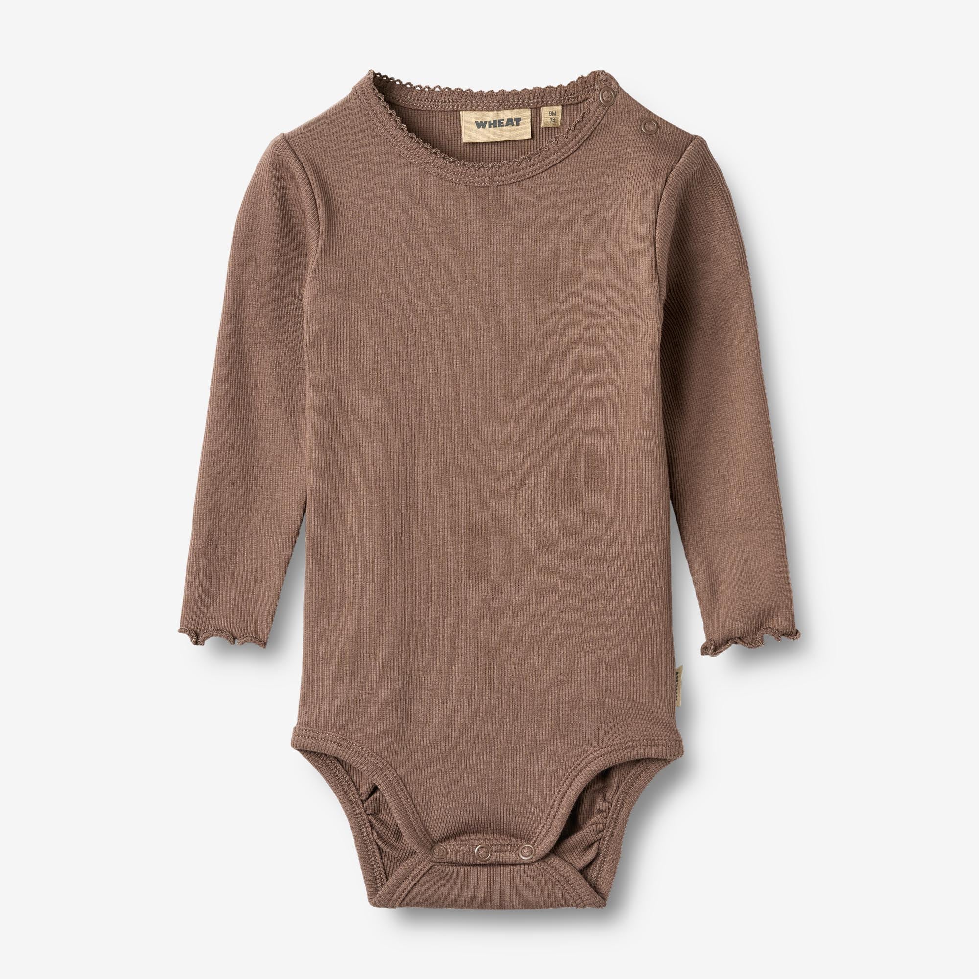 wheat-regitze-body-langarm-toffee-brown-bio-baumwolle image 1