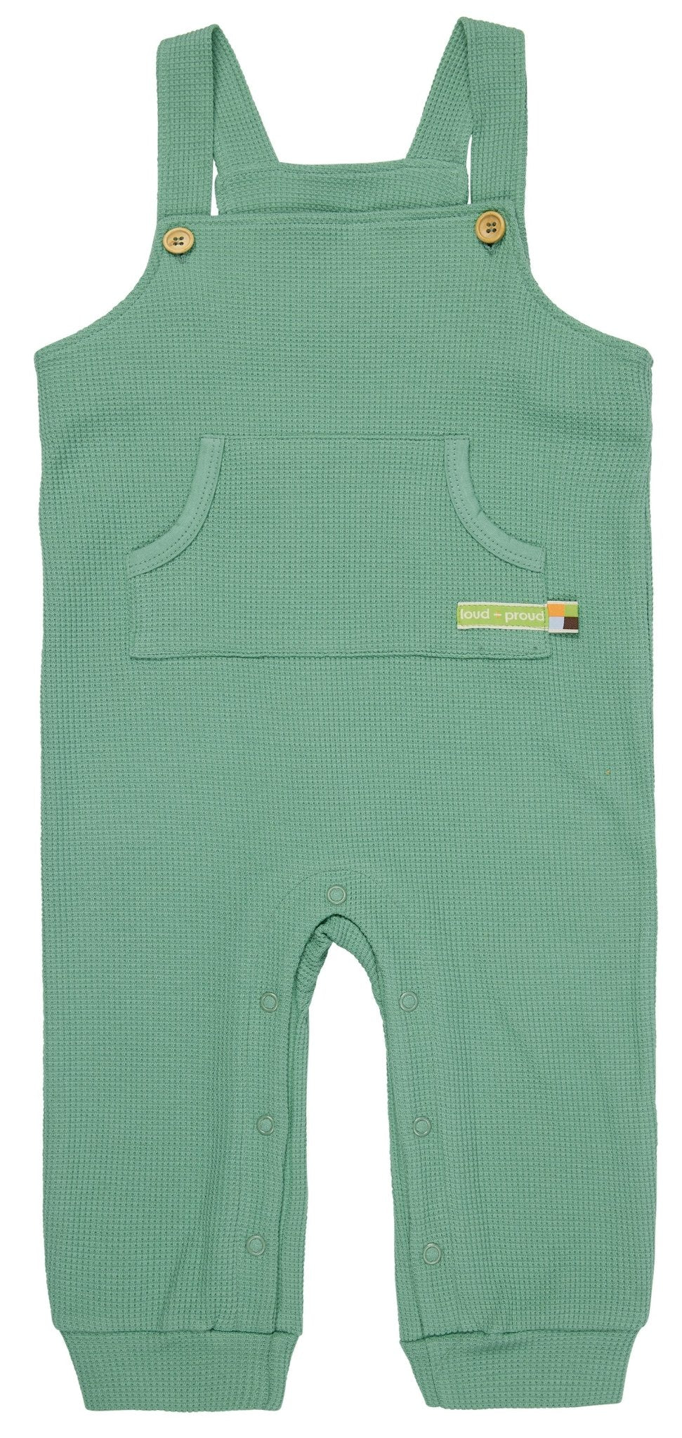 loud-proud-classics-latzhose-waffel-babyhose-bamboo-74-80 image 1