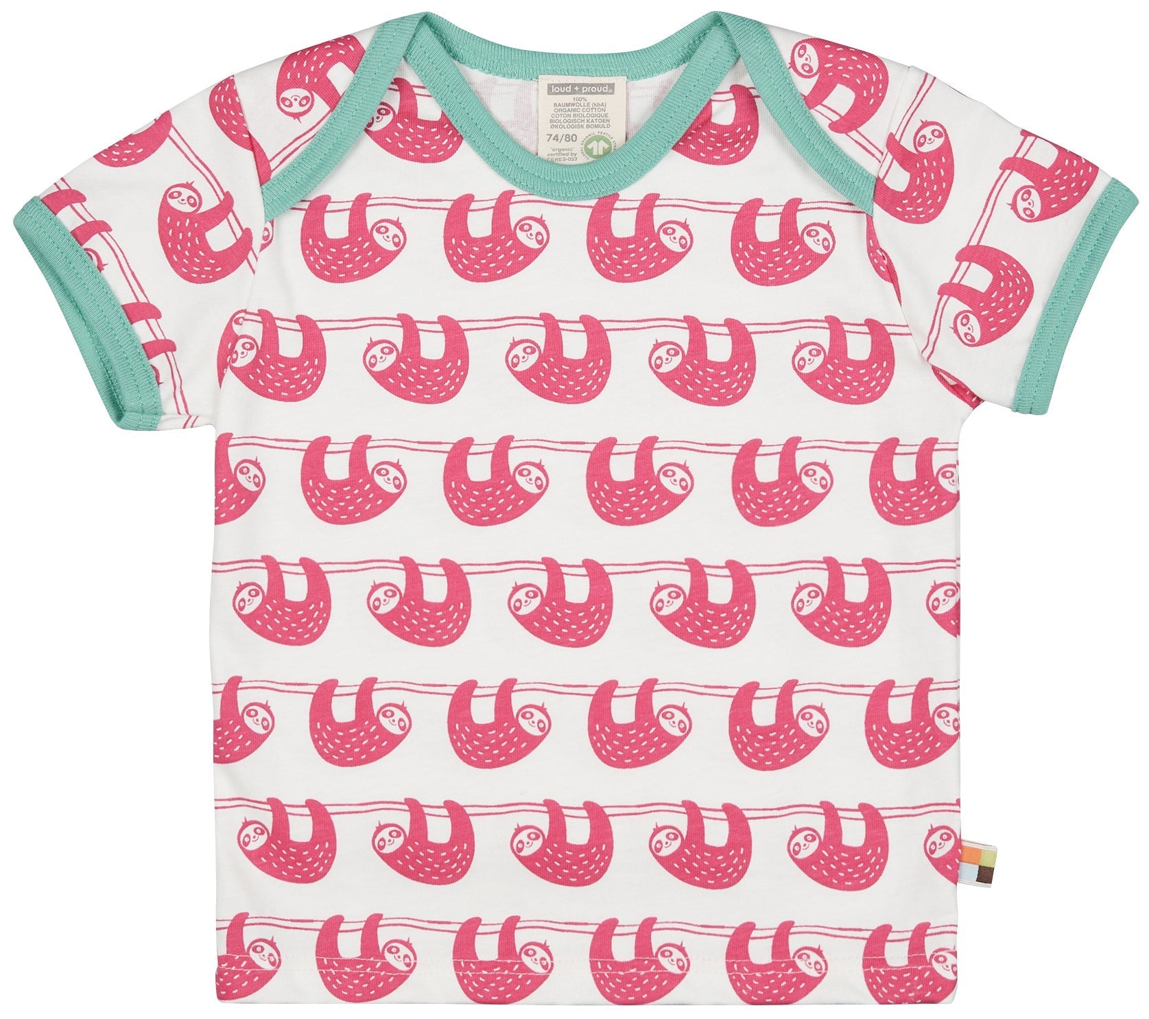 loud-proud-classics-t-shirt-druck-shirt-azalea-62-68 image 1
