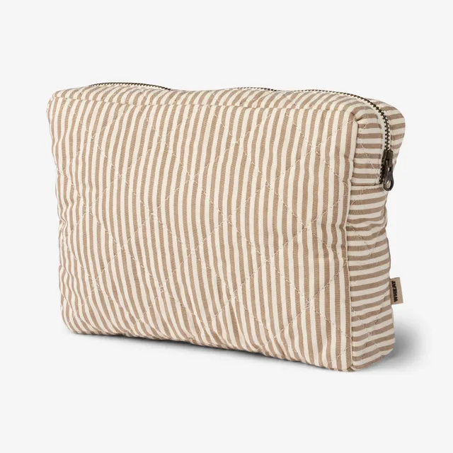 wheat-ziggi-wash-bag-large-cappucino-stripe-bio image 1