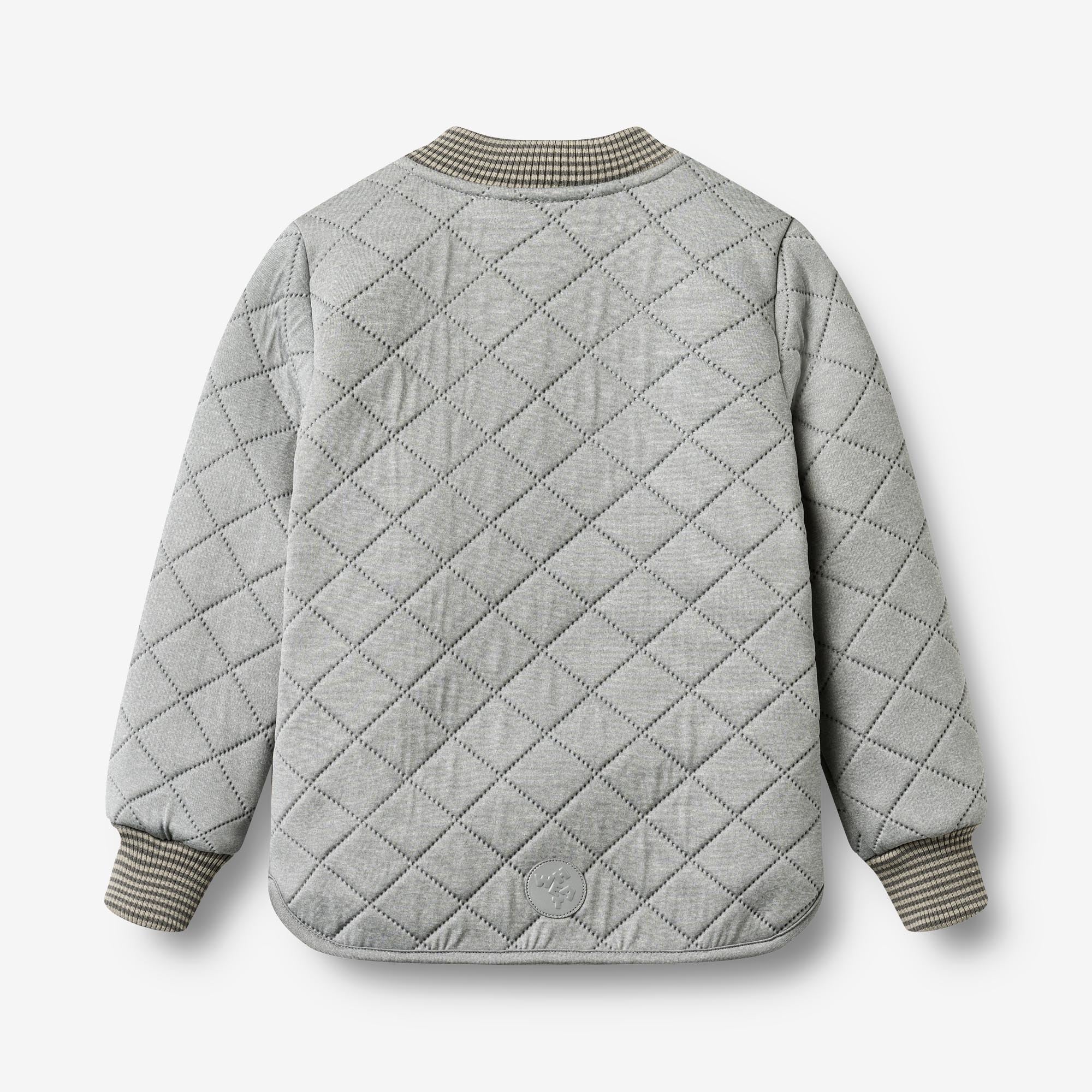 wheat-loui-thermojacke-flint-melange-wasserabweisend image 2