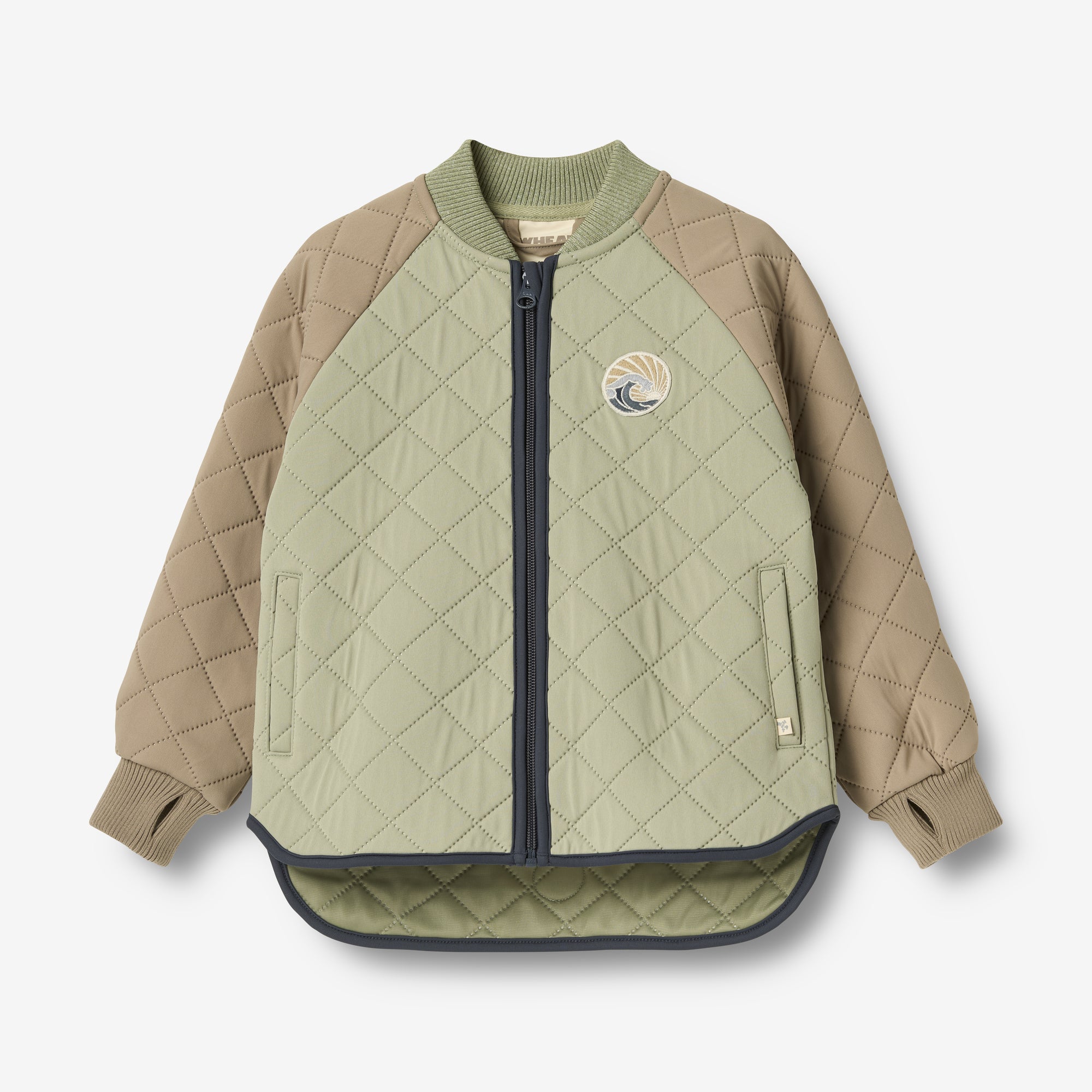 wheat-ole-thermo-jacke-kinder-green-tea-recycling-92-152 image 1