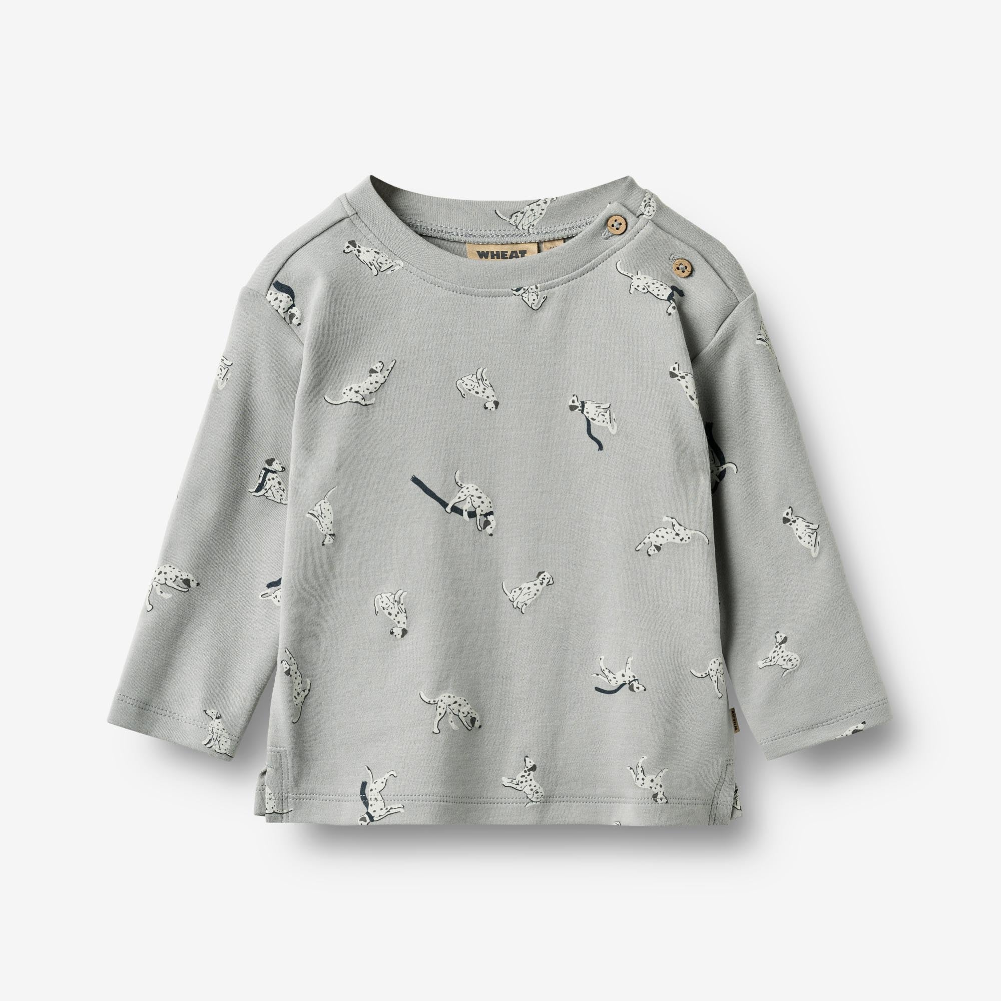 wheat-ebbe-shirt-langarm-dogs-dots-bio-95 image 1