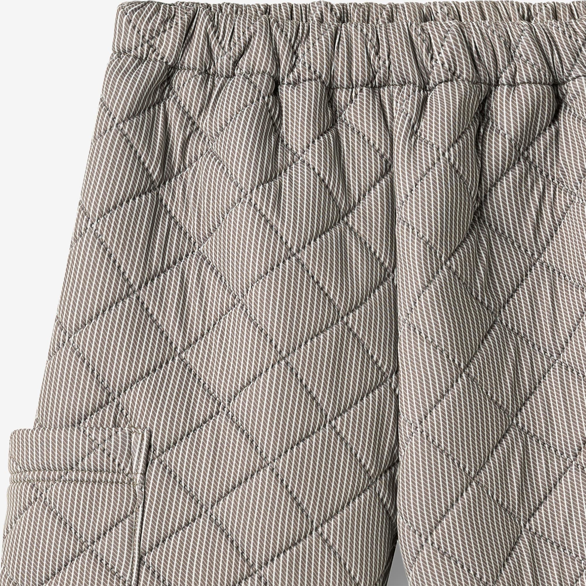 wheat-outerwear-thermo-cargo-pants-nane-hose-brown-stripe-recycelt image 3