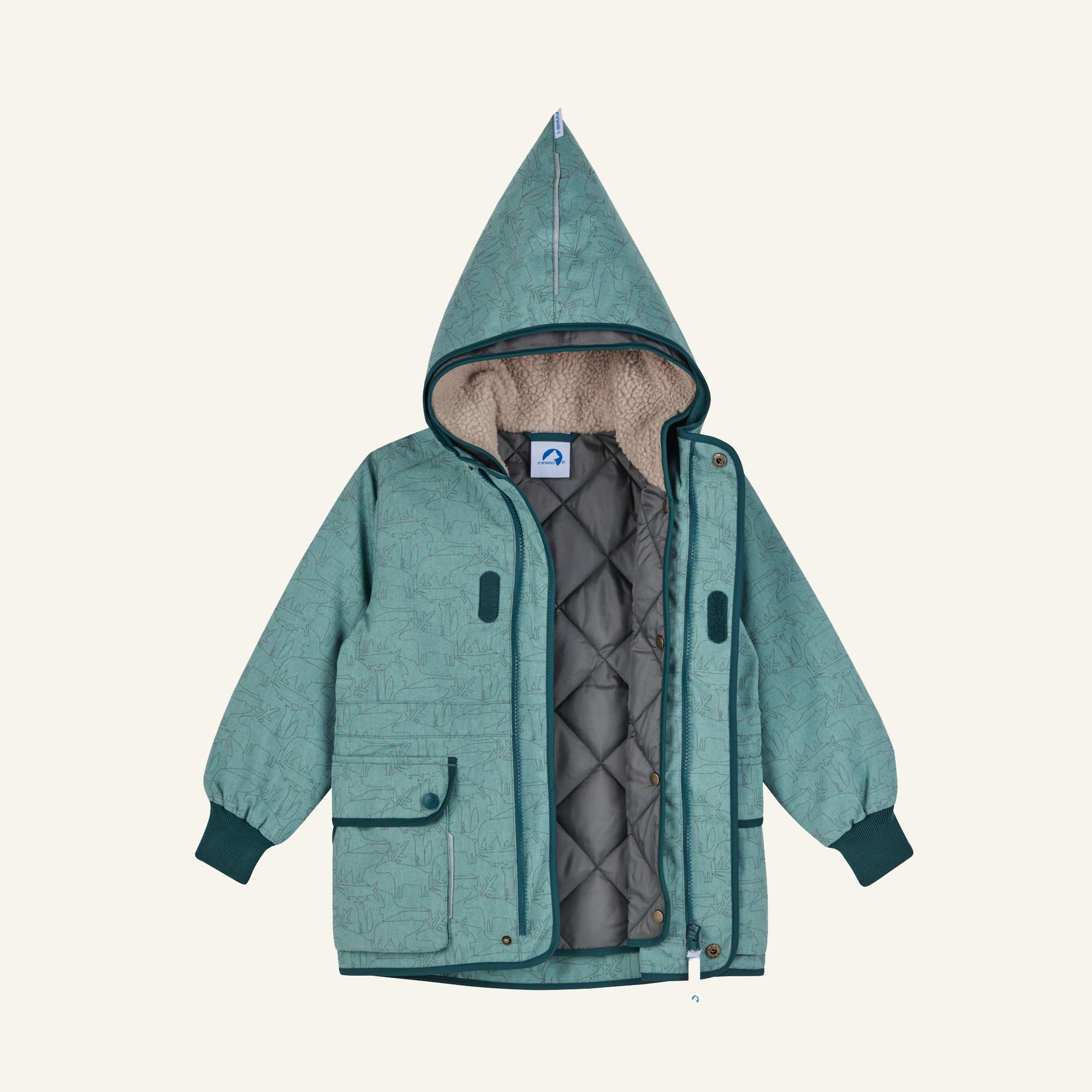 finkid-husky-ranua-parka-bluestone-denim-100-110 image 3