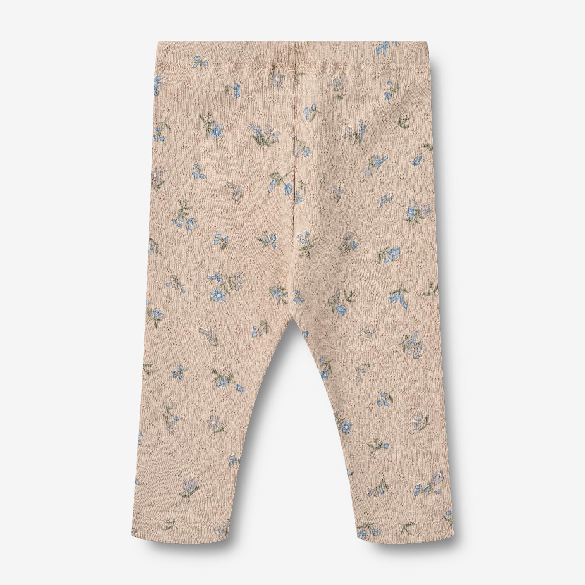 wheat-jules-jersey-leggings-baby-warm-sand-flowers-bio image 2