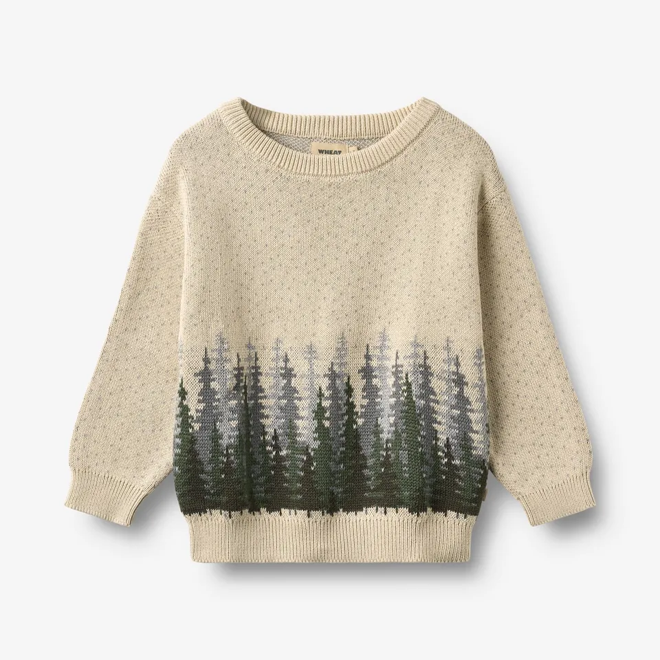 wheat-finley-jacquard-pullover-offwhite-baumwolle image 1