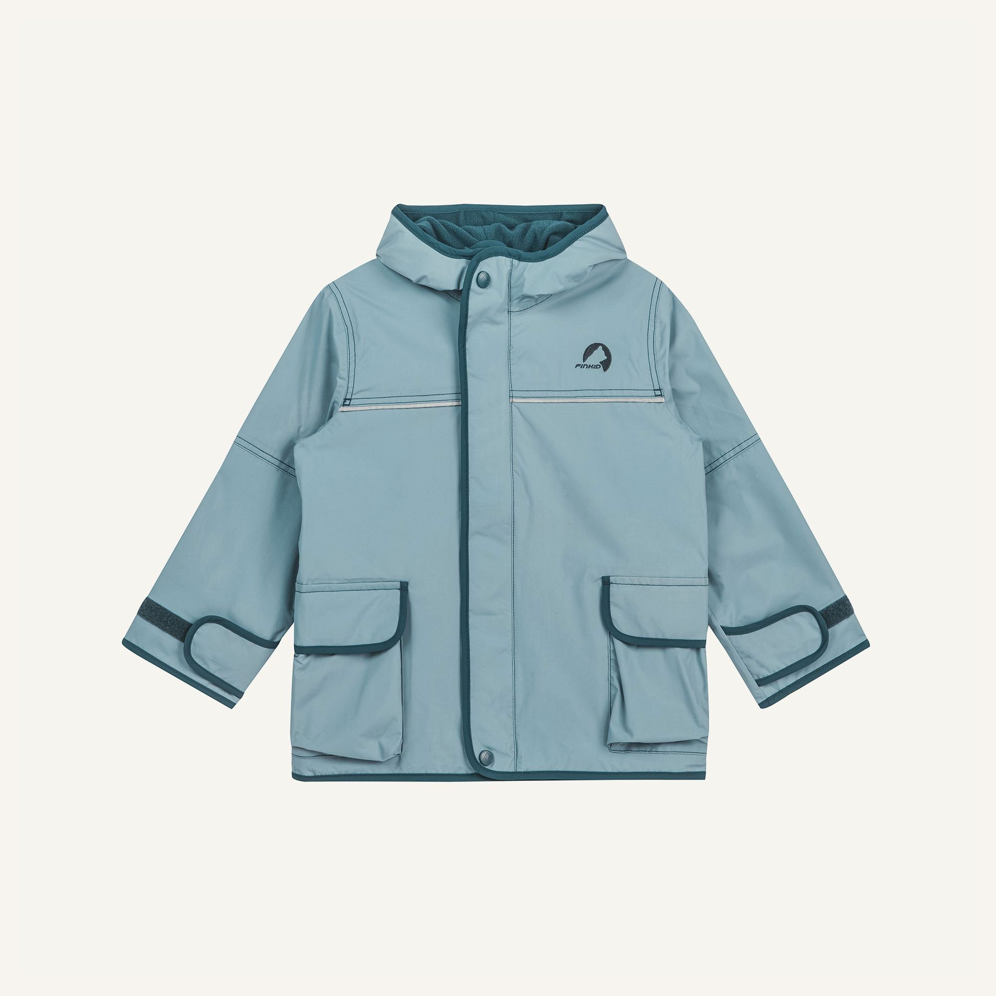finkid-husky-tuulis-eko-parka-navy-dove-110-120-recycling image 2