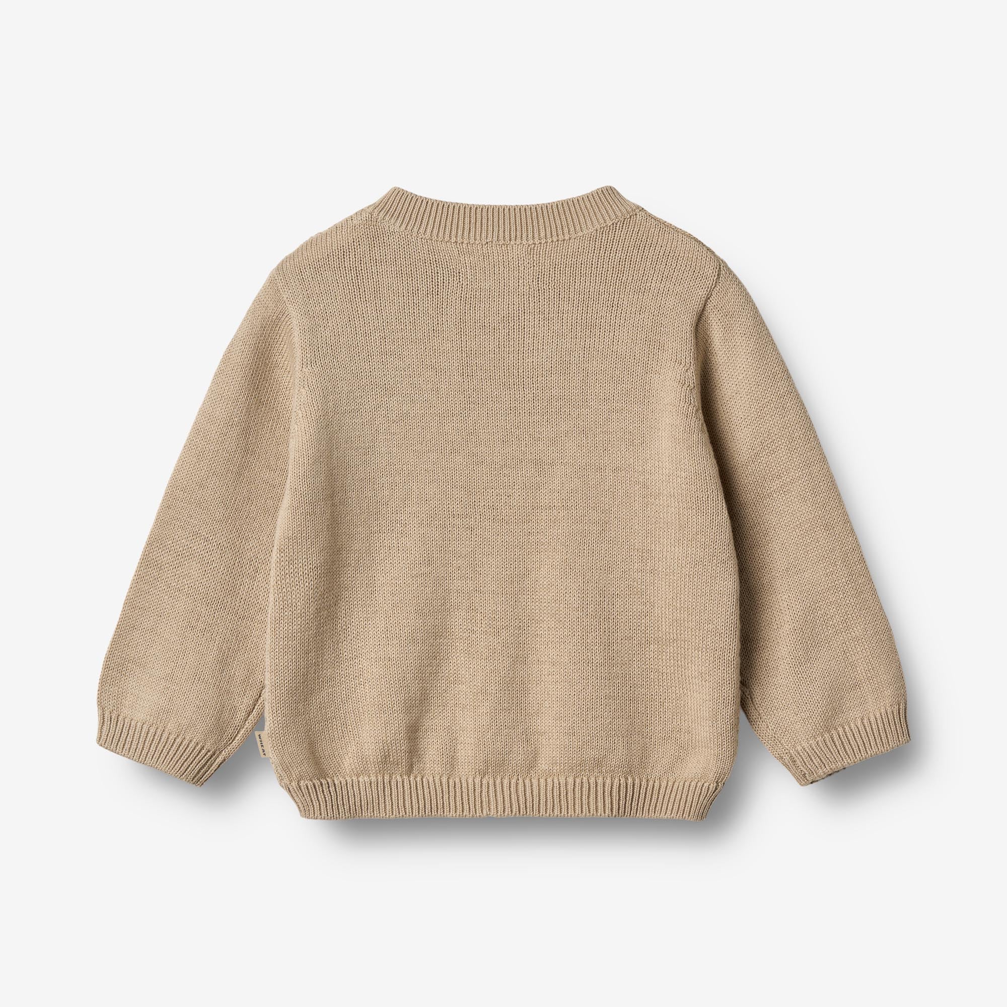wheat-bj-rn-strickjacke-soft-sand-bio-baumwolle-baby image 2