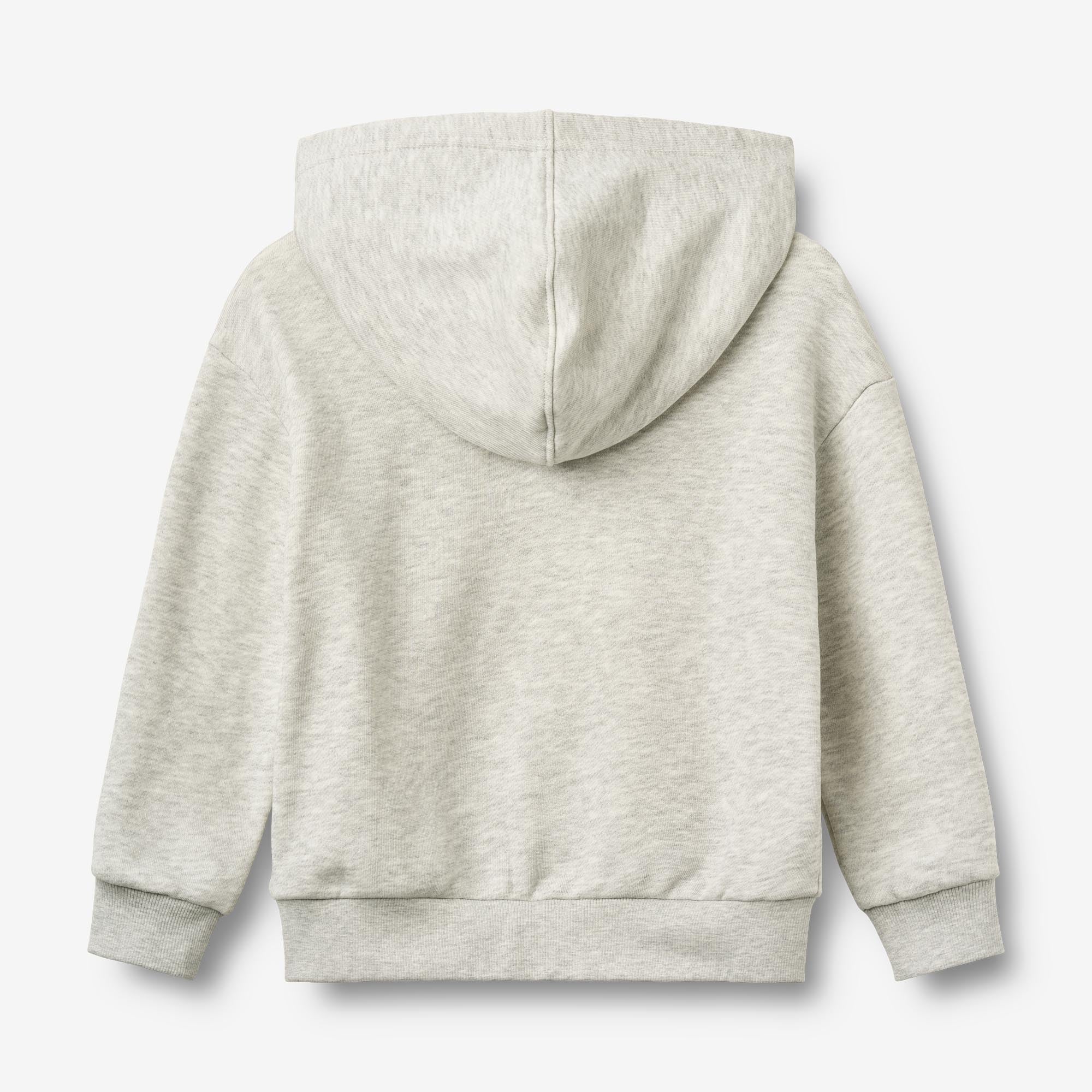 wheat-francis-sweatshirt-kinder-light-melange-grey-bio-baumwolle image 2
