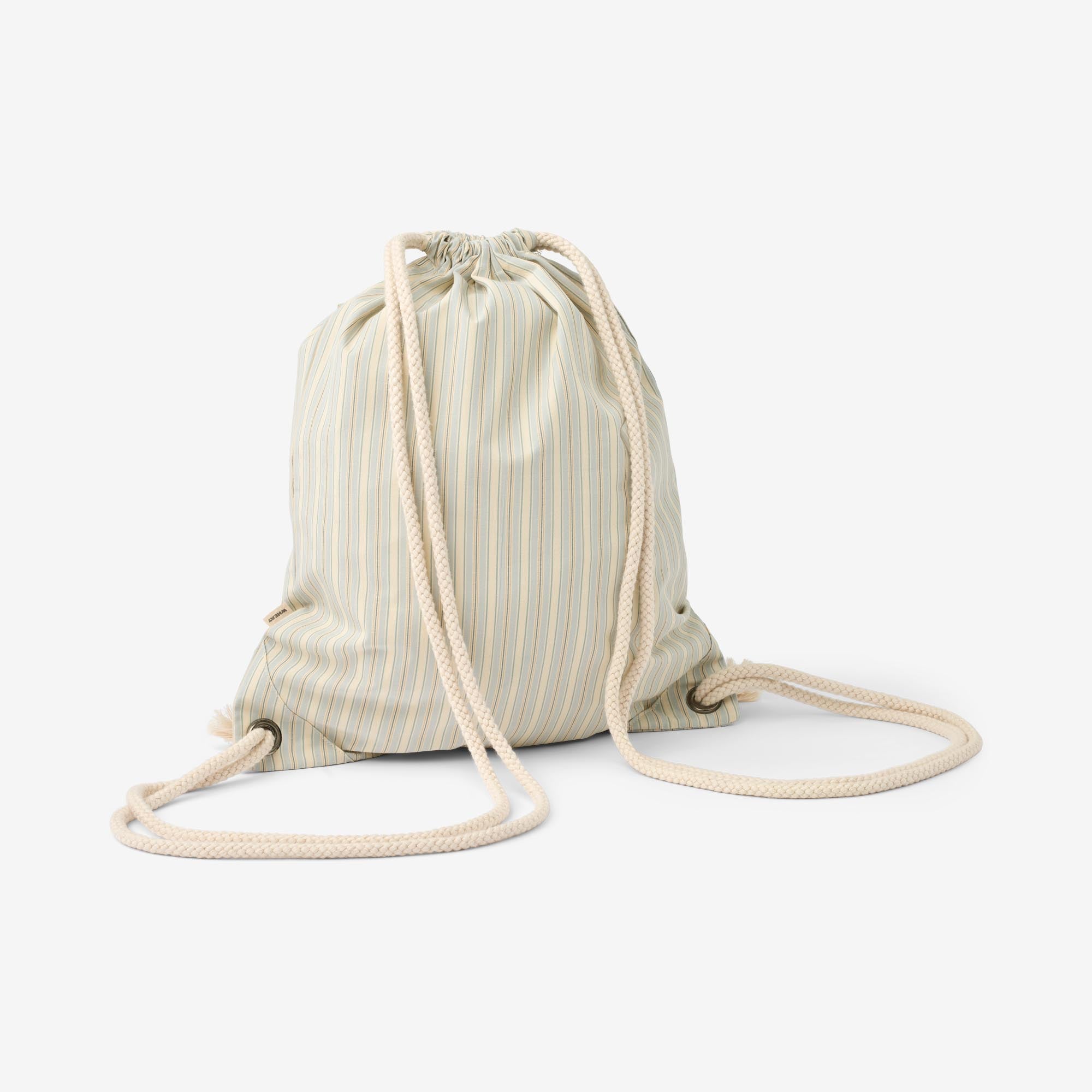 wheat-yuna-gymbag-turnbeutel-blue-ocean-stripe-bio-baumwolle image 1