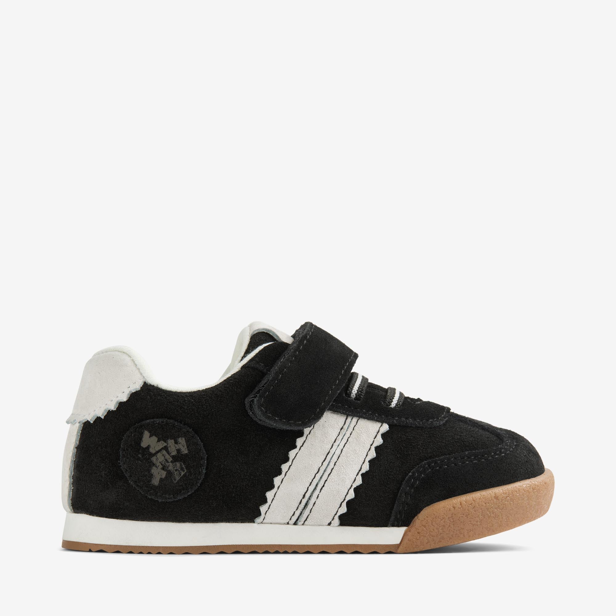 wheat-spectra-sneaker-black-leder-klett-baby-retro image 3