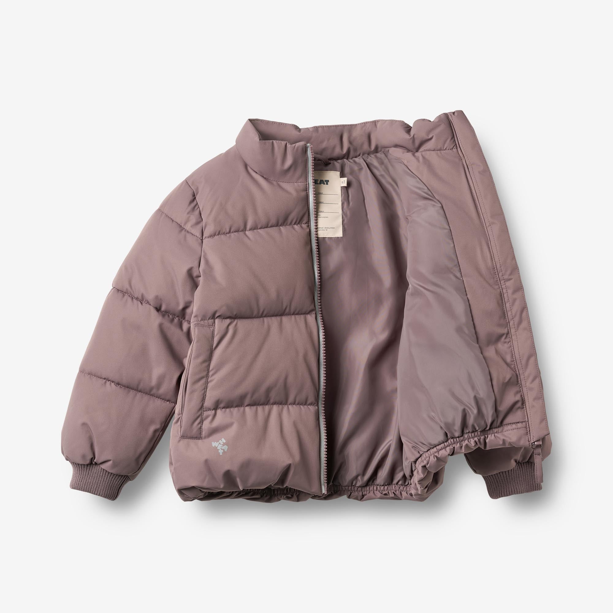 wheat-cammoe-pufferjacke-plum-kinder image 3
