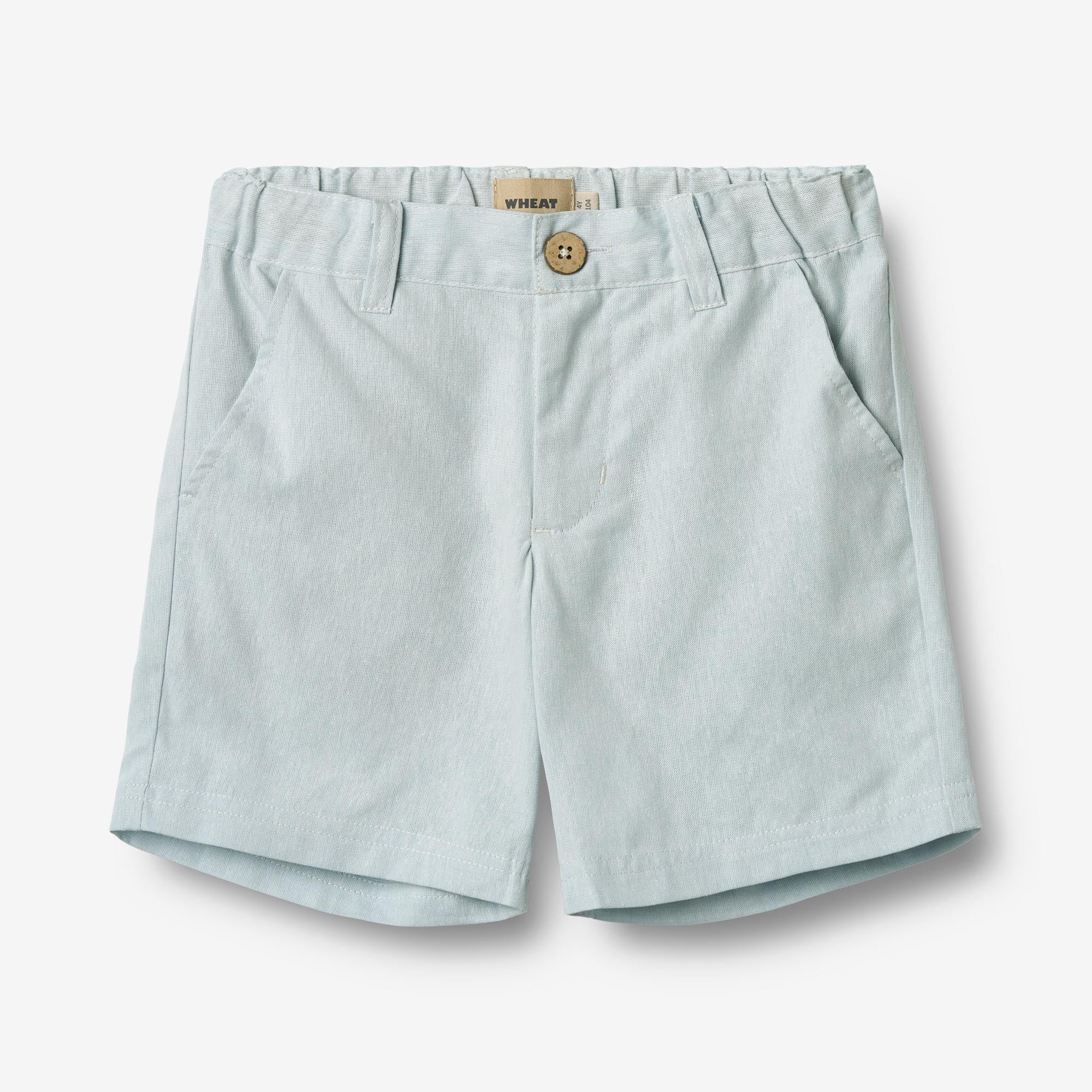wheat-elvig-shorts-light-blue-chambray-bio image 1