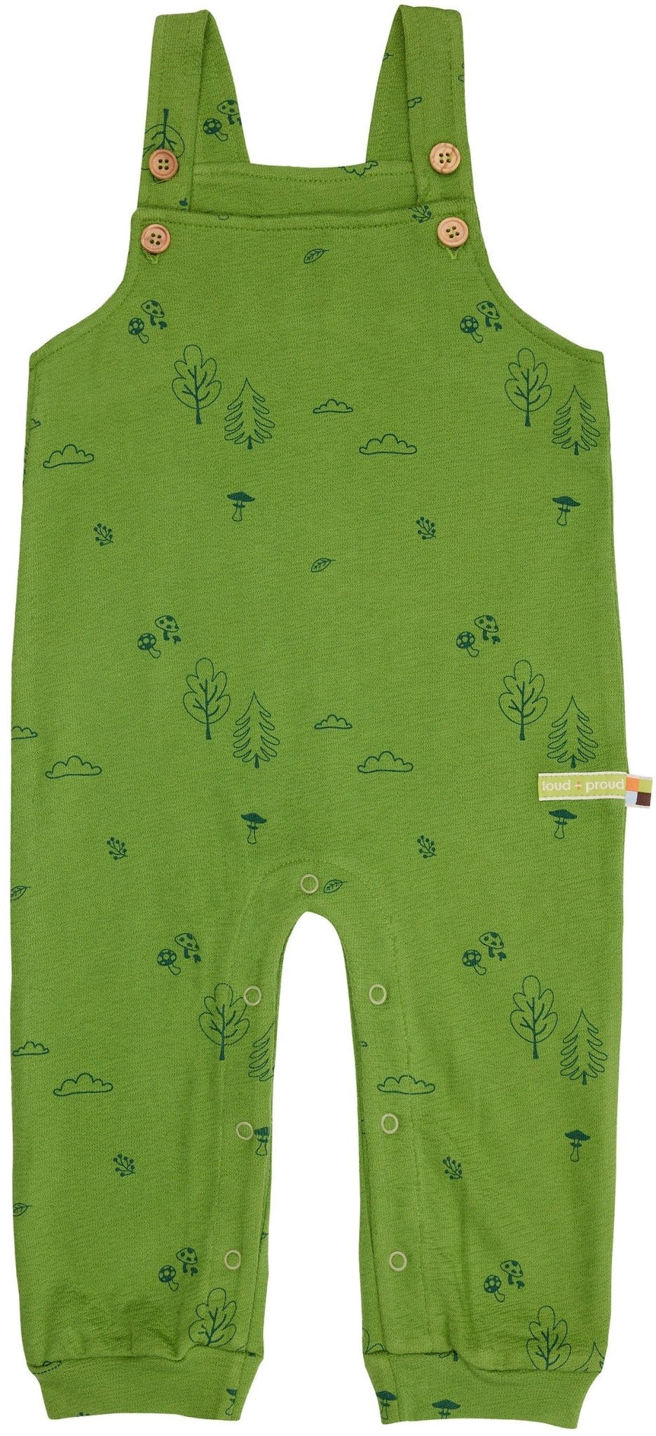 loud-proud-classics-latzhose-strukturstrick-baby-latzhose-grass image 1