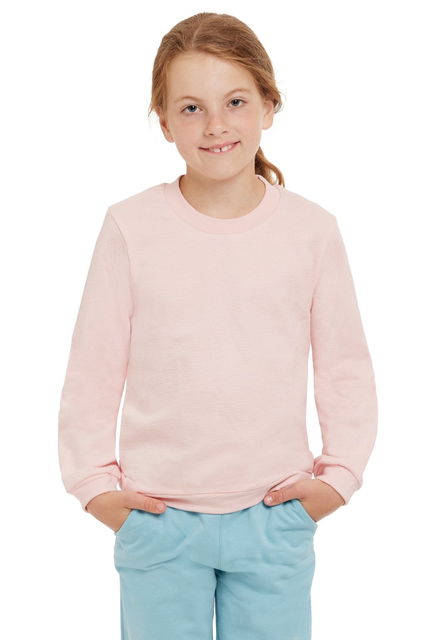 loud-proud-classics-sweat-strukturmuster-sweatshirt-rose-struktur image 1