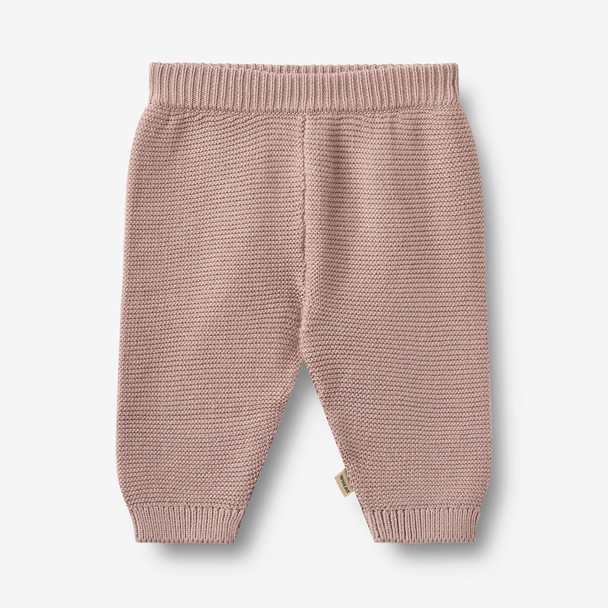 wheat-antonie-strickhose-dry-rose-bio-baumwolle-baby image 1