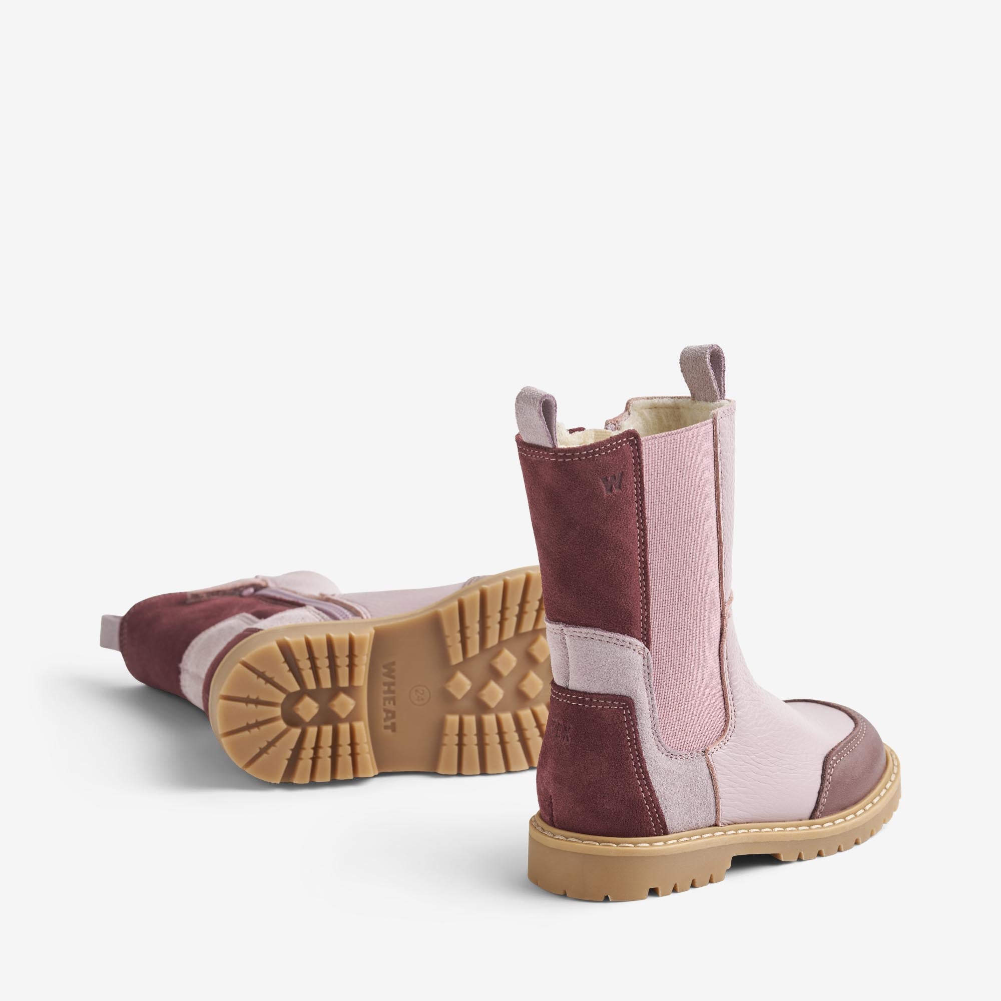 wheat-sonni-tex-chelsea-stiefel-soft-lilac-leder image 4