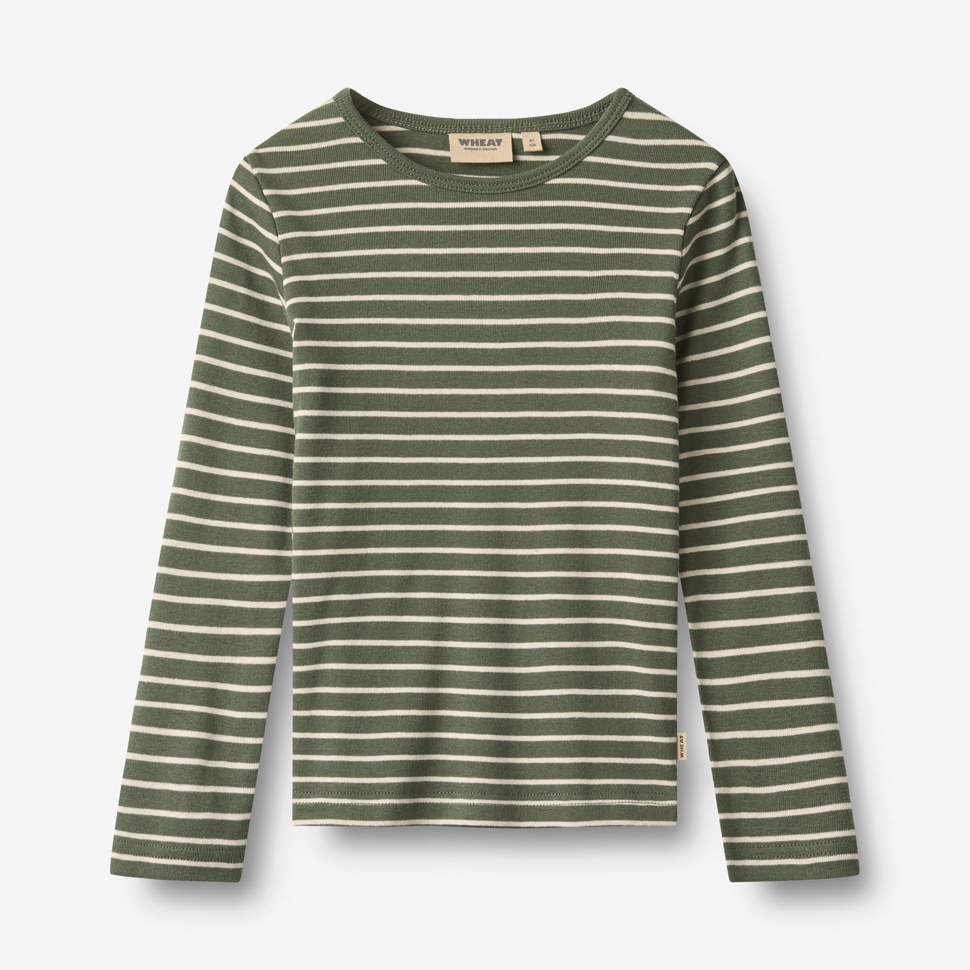 wheat-stig-langarmshirt-dunkelgr-n-gestreift-bio-baumwolle image 1