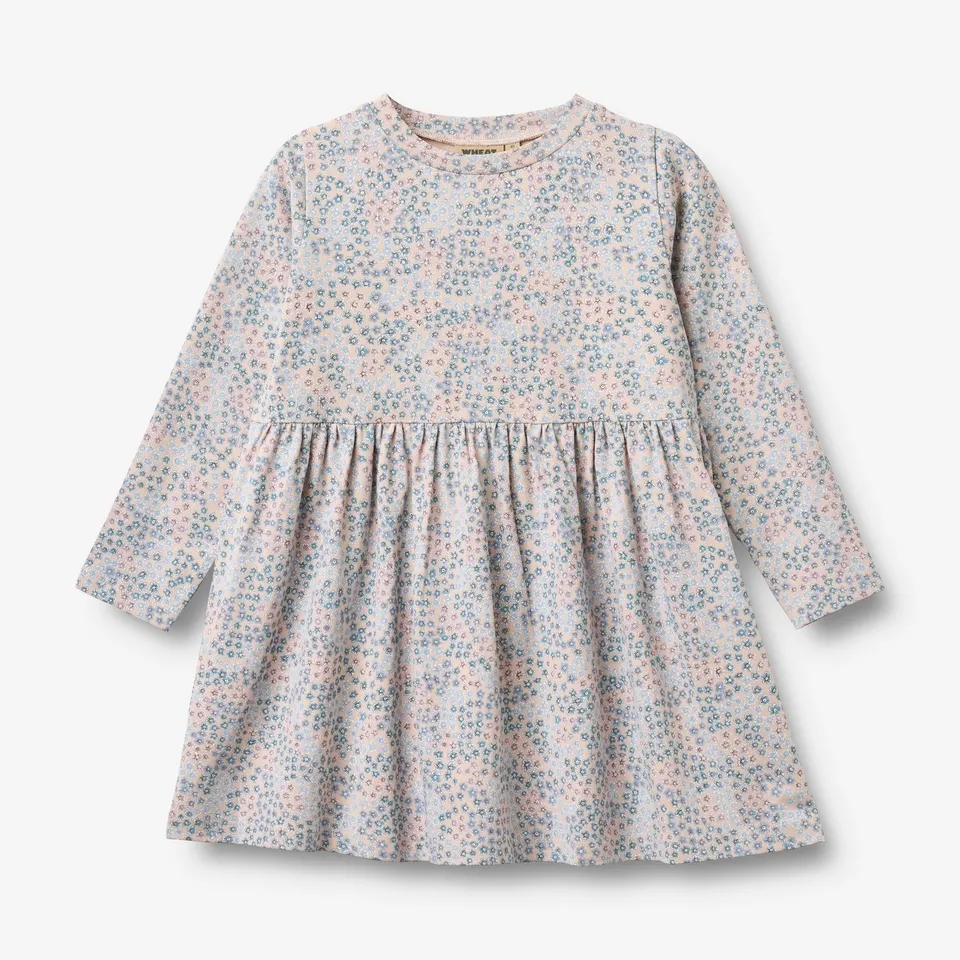 wheat-jerseykleid-sessa-kleid-powder-blue-flowers image 1