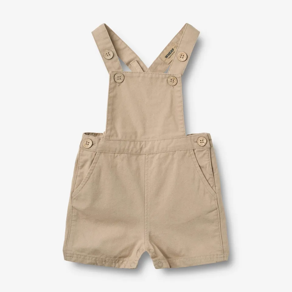 wheat-erik-latzhose-sand-stone-baby-bio-baumwolle-jungen image 1