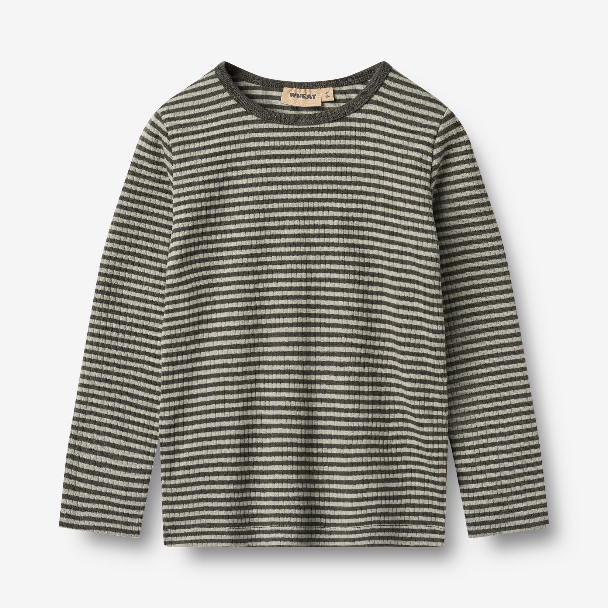 wheat-stig-langarmshirt-winter-forest-stripe-bio-gestreift image 1
