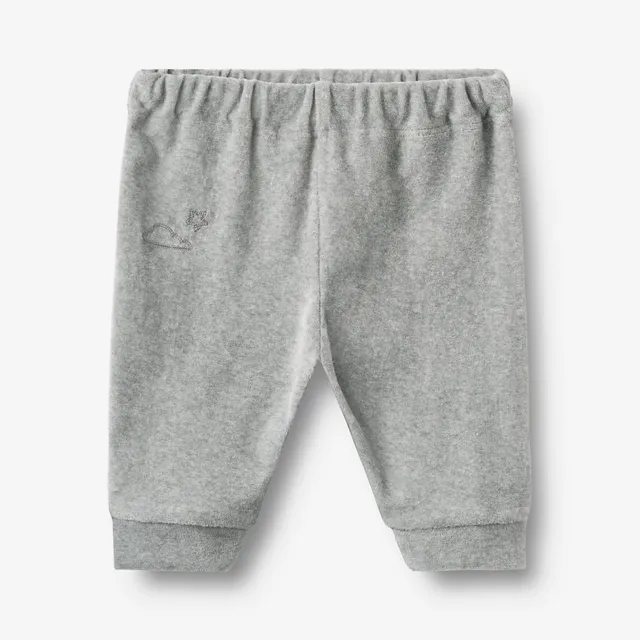 wheat-shiloh-soft-pants-hose-melange-grey-bio-baumwolle-baby image 1