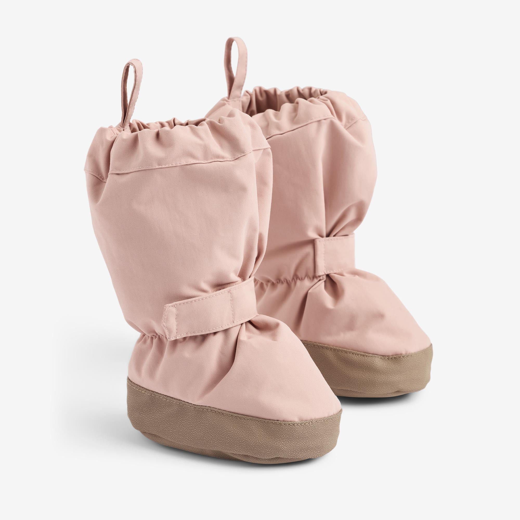 wheat-outerwear-booties-berschuhe-rose-powder-fleece image 1