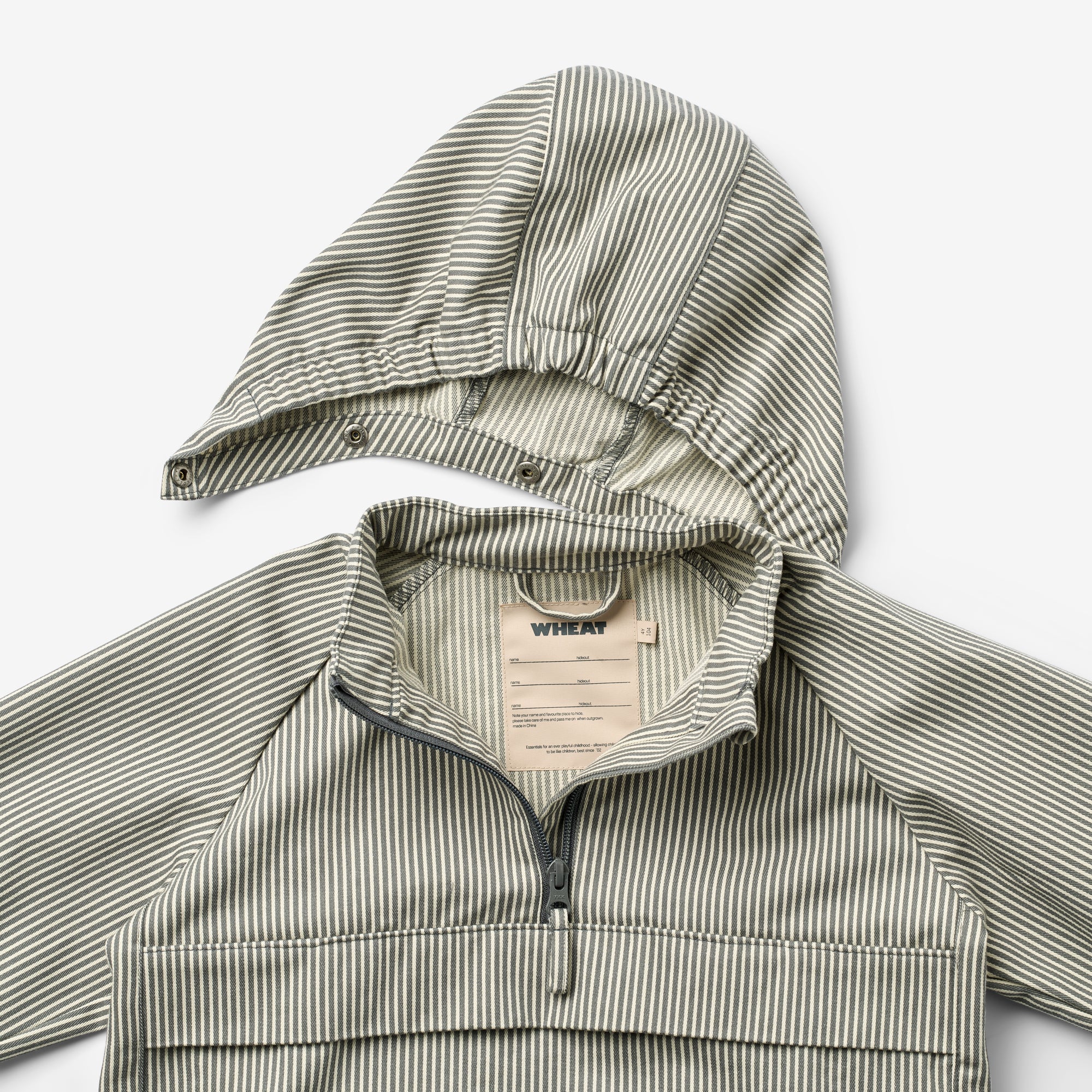 wheat-eddo-anorak-flint-stripe-bio-baumwolle-kinder image 6