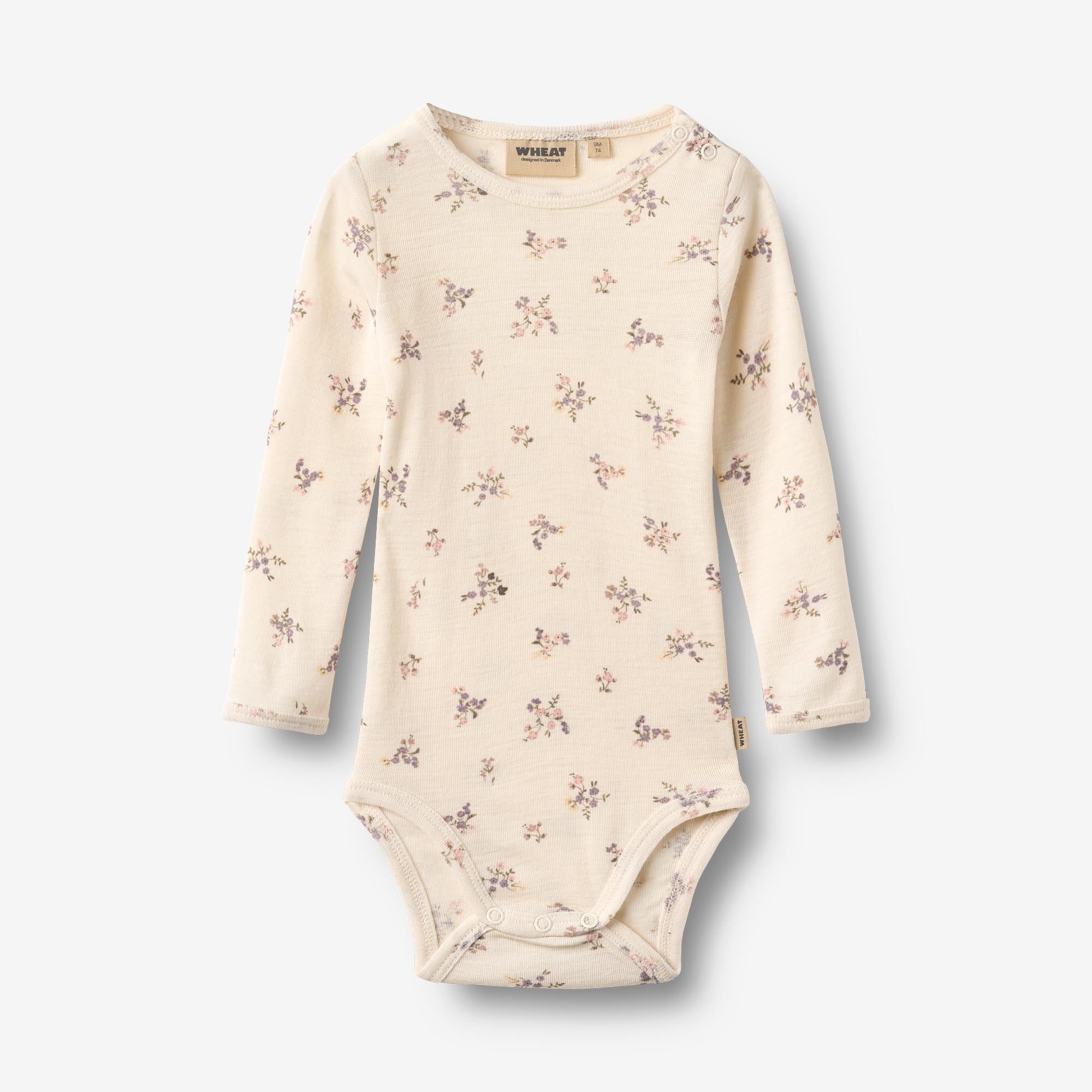 wheat-wool-body-l-s-lucca-merino-babybody-eggshell-flowers image 1