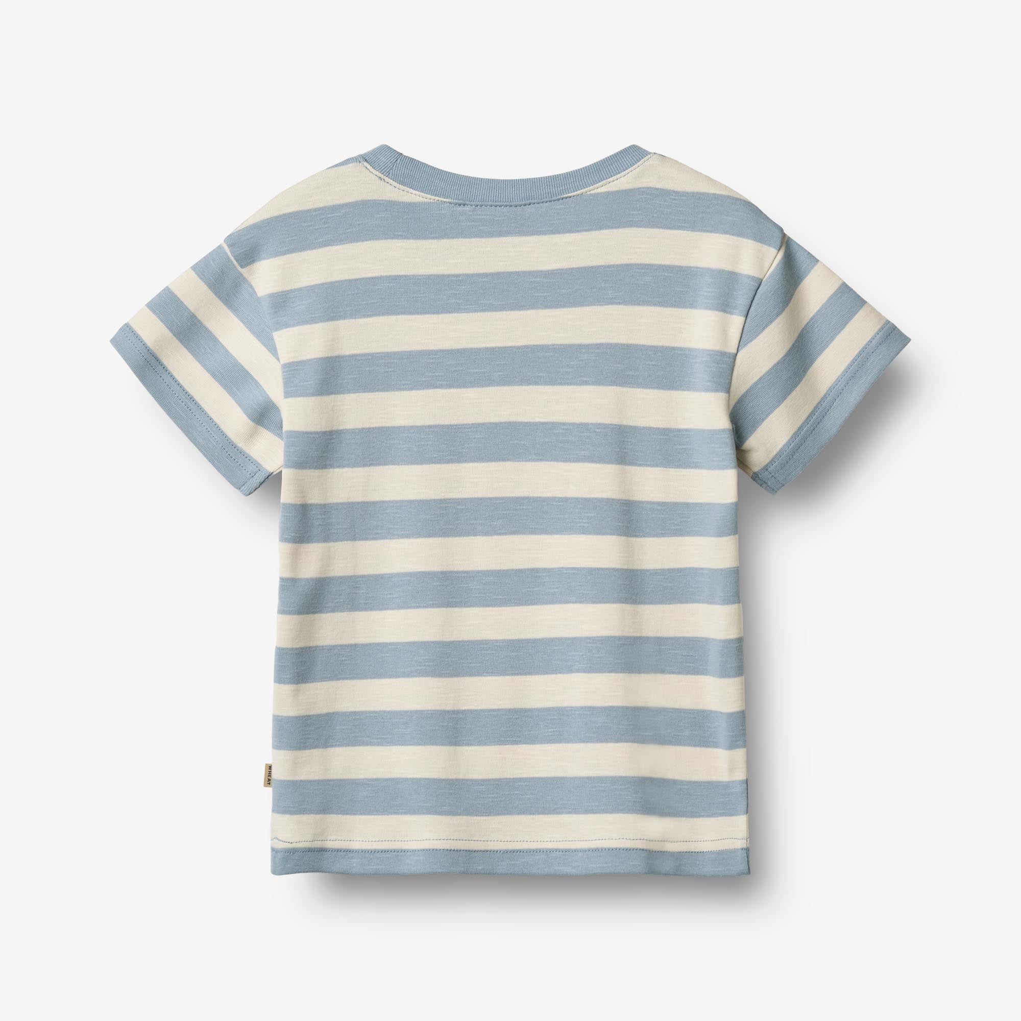 wheat-liam-t-shirt-calm-blue-stripe-gr-110-bio image 3