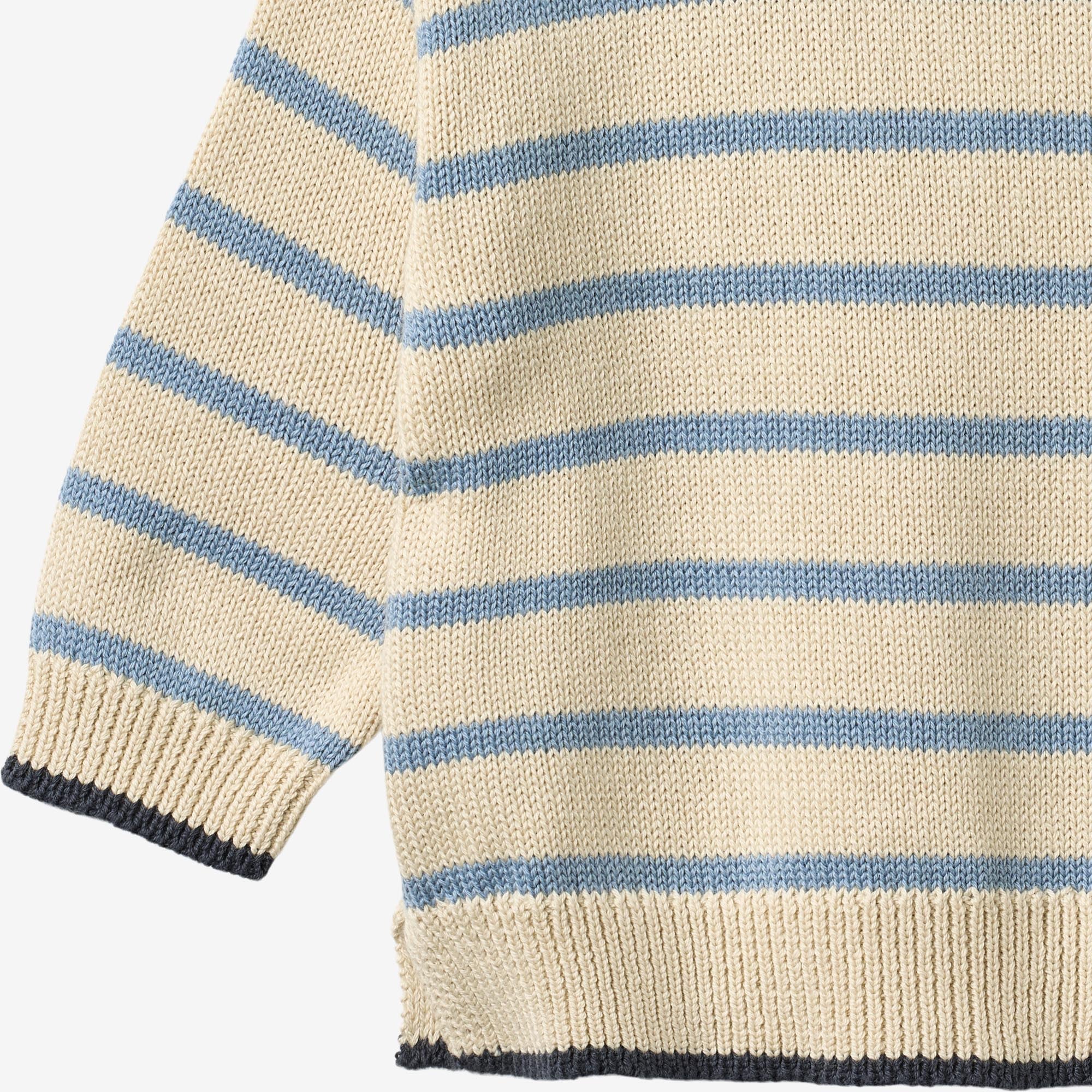 wheat-harlow-babypullover-faded-denim-streifen-bio image 3