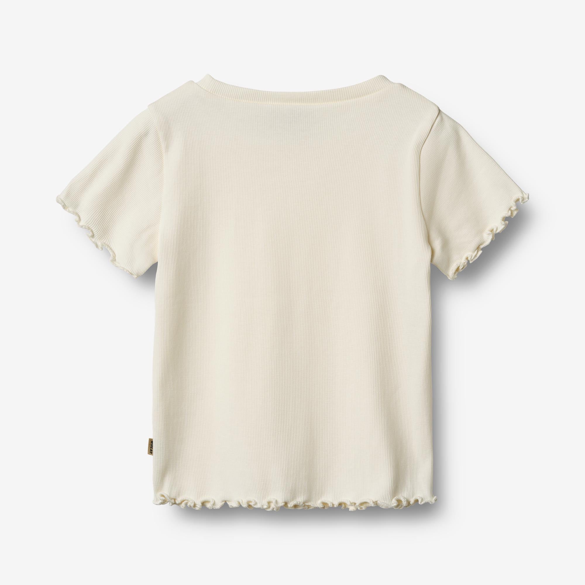 wheat-alicia-rippen-t-shirt-ivory-bio-baumwolle image 3