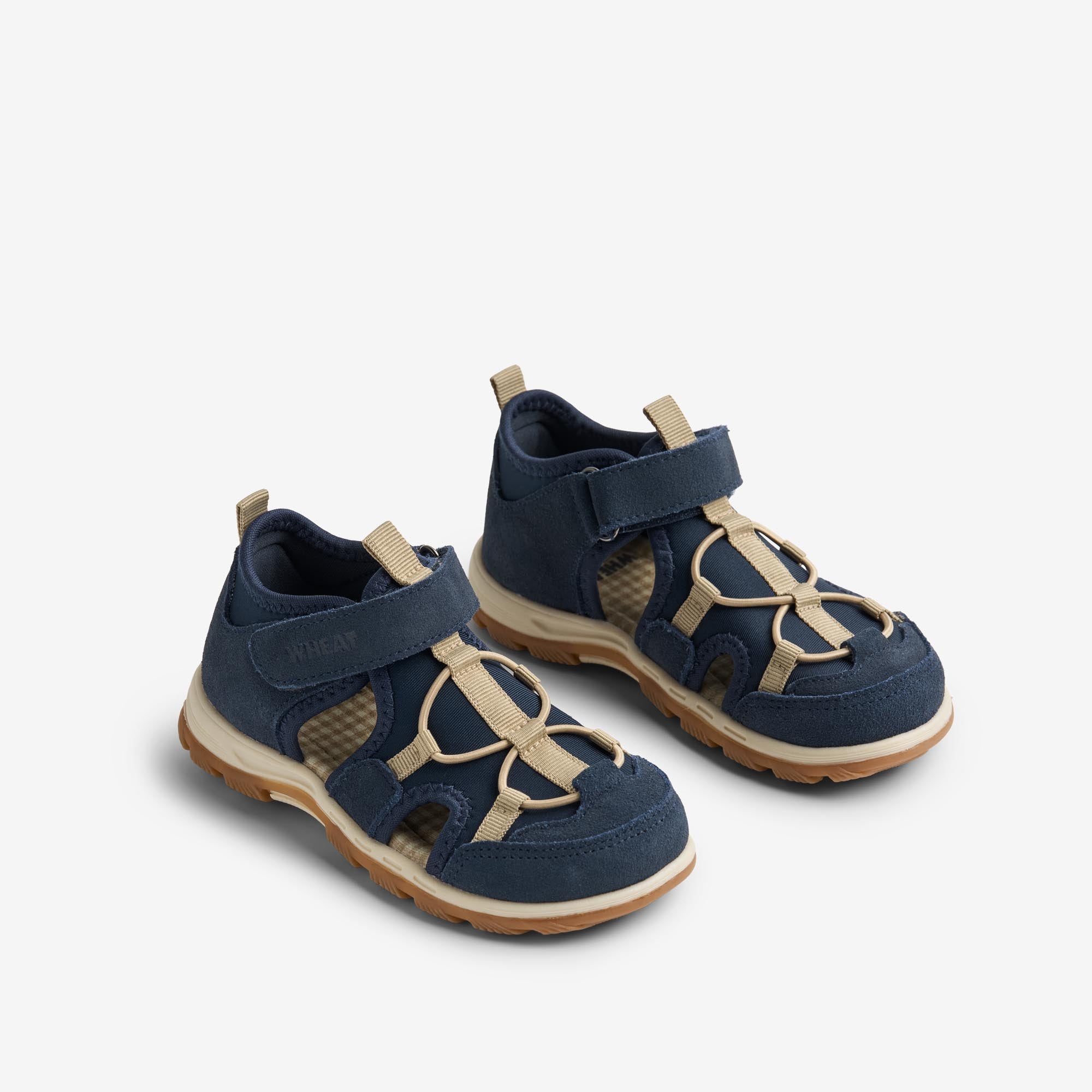 wheat-mingi-sandale-navy-neopren-leder-geschlossen image 1