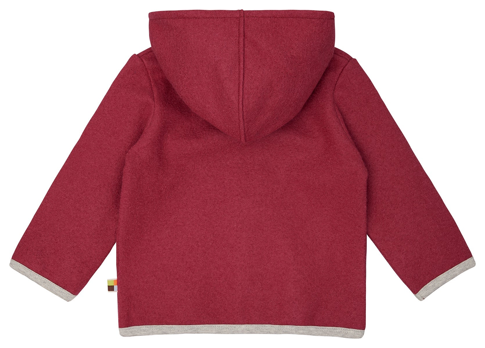 loud-proud-classics-jacke-wollwalk-rouge-kapuzenjacke-98-104 image 2