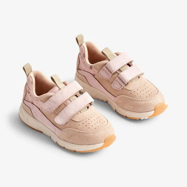 wheat-alin-velcro-tex-sneaker-beige-rose-klett-wasserdicht image 1
