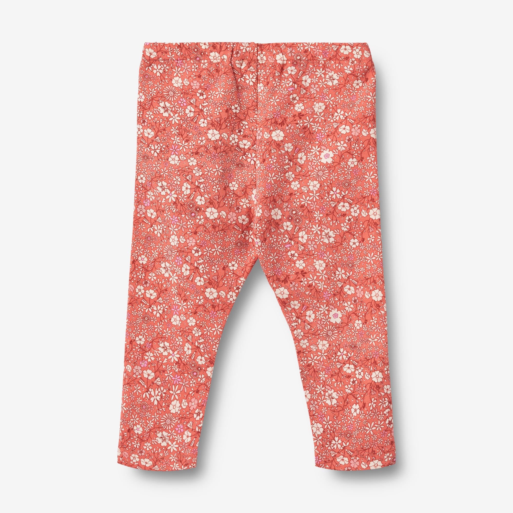 wheat-jules-jersey-leggings-coral-flowers-bio-baumwolle-3 image 2