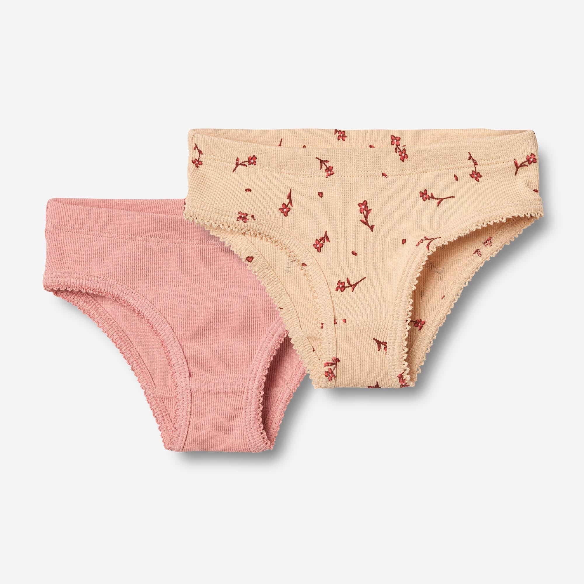 wheat-havanna-2-briefs-unterhose-rose-water-flowers-2er-pack-bio-baumwolle image 1