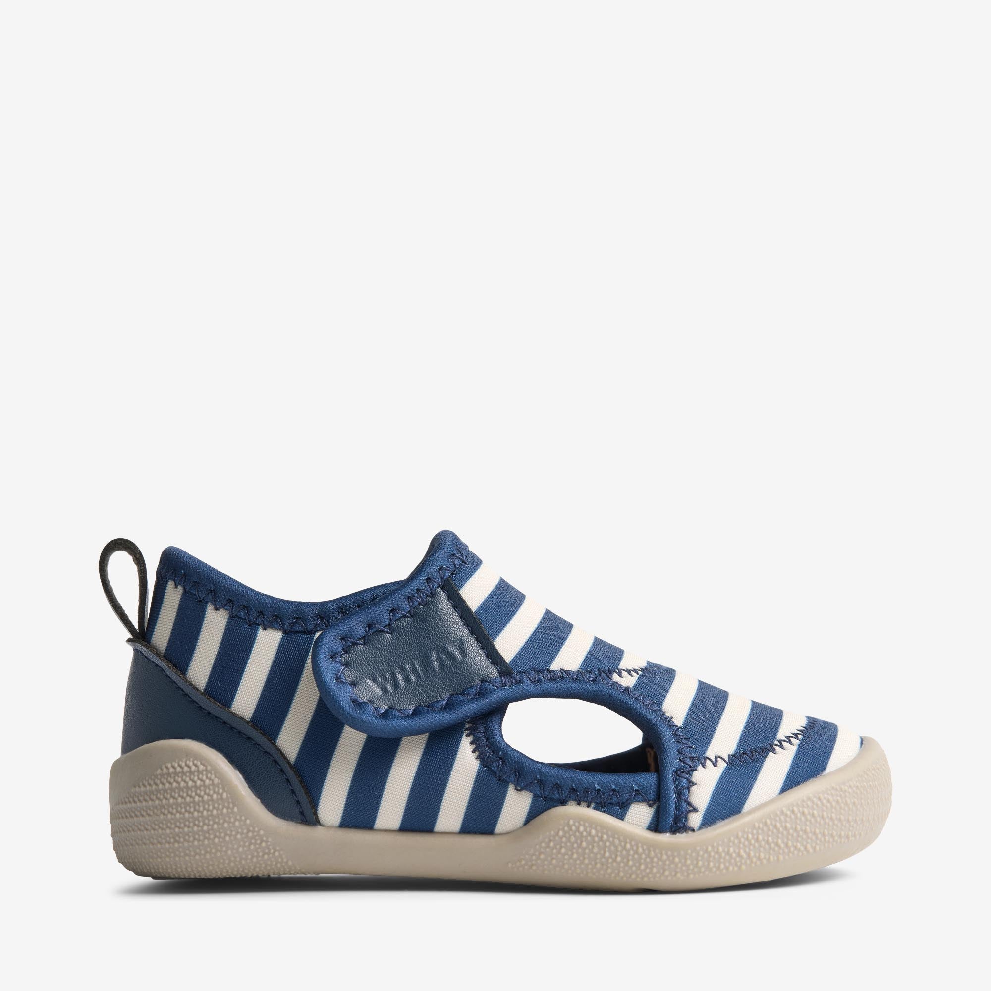 wheat-swirl-badeschuhe-indigo-stripe-neopren-klett image 3