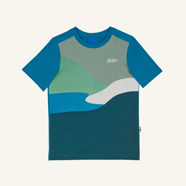 finkid-tanssi-kinder-t-shirt-kurzarm-fox-landschaftsprint image 1