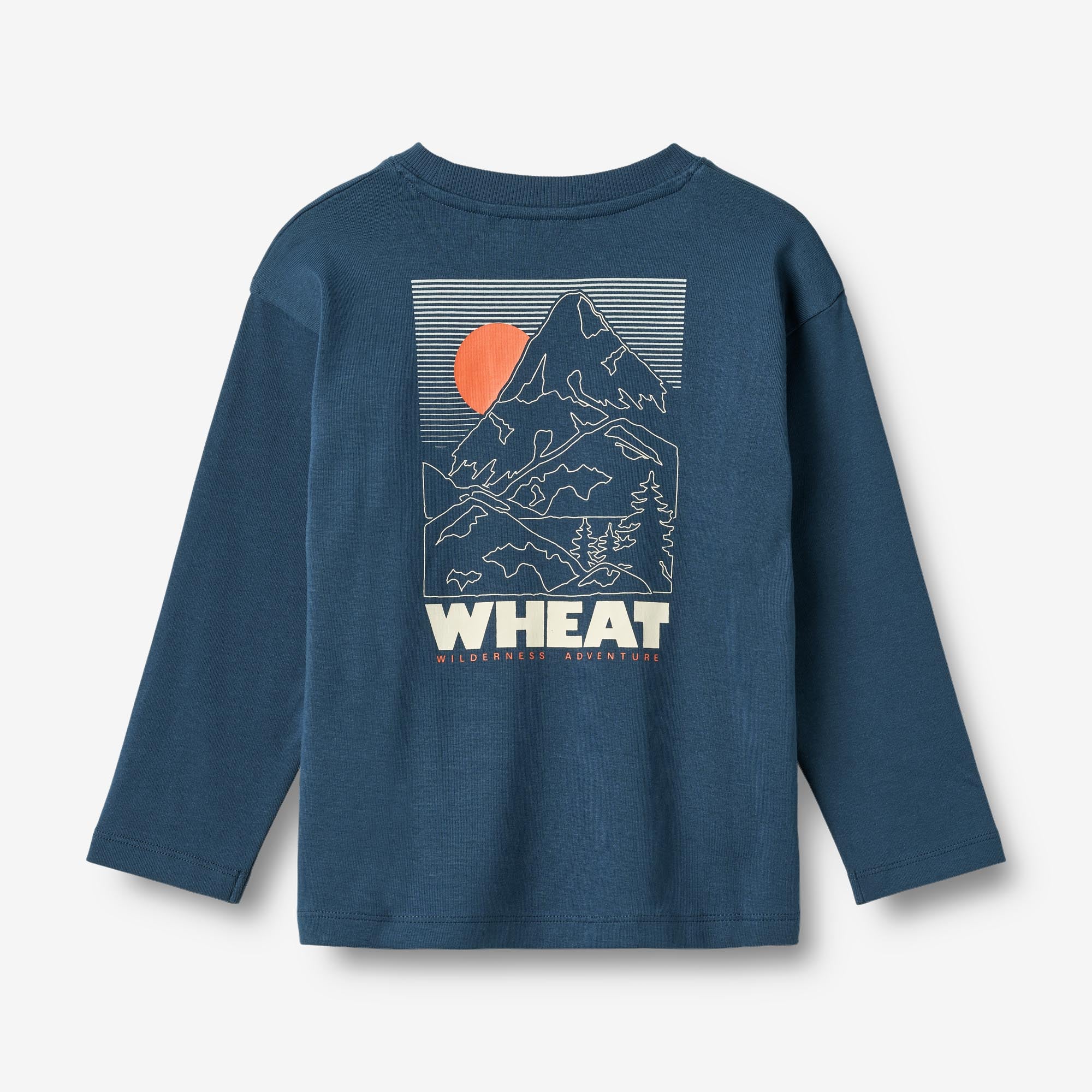 wheat-dixie-t-shirt-langarm-blue-denim-bio-baumwolle image 3