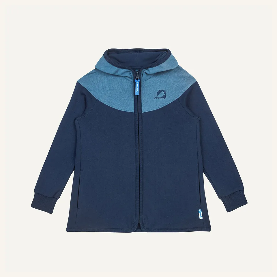 finkid-husky-jallo-sweatjacke-rose-cinnamon-biobaumwolle image 1