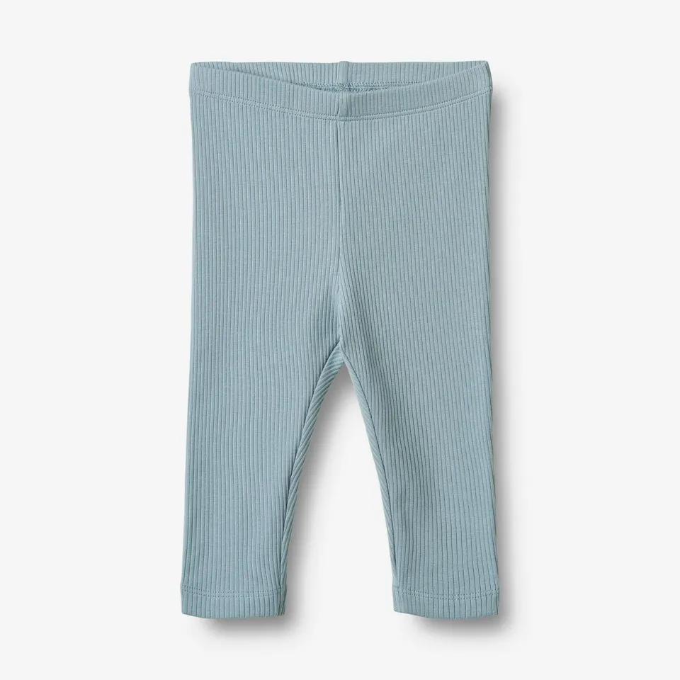 wheat-jules-leggings-calm-blue-bio-baumwolle-ripp image 1