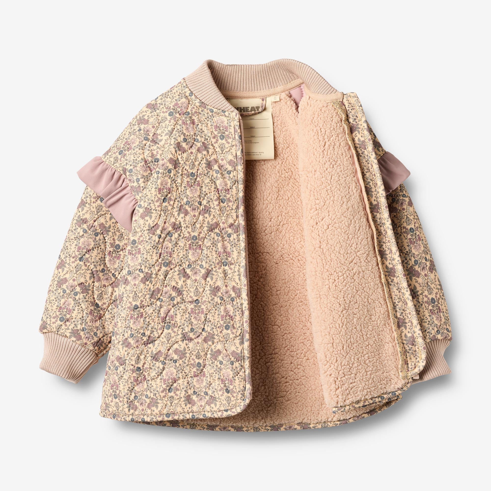 wheat-ellas-thermo-jacke-mellow-peach-mit-pilefutter image 2