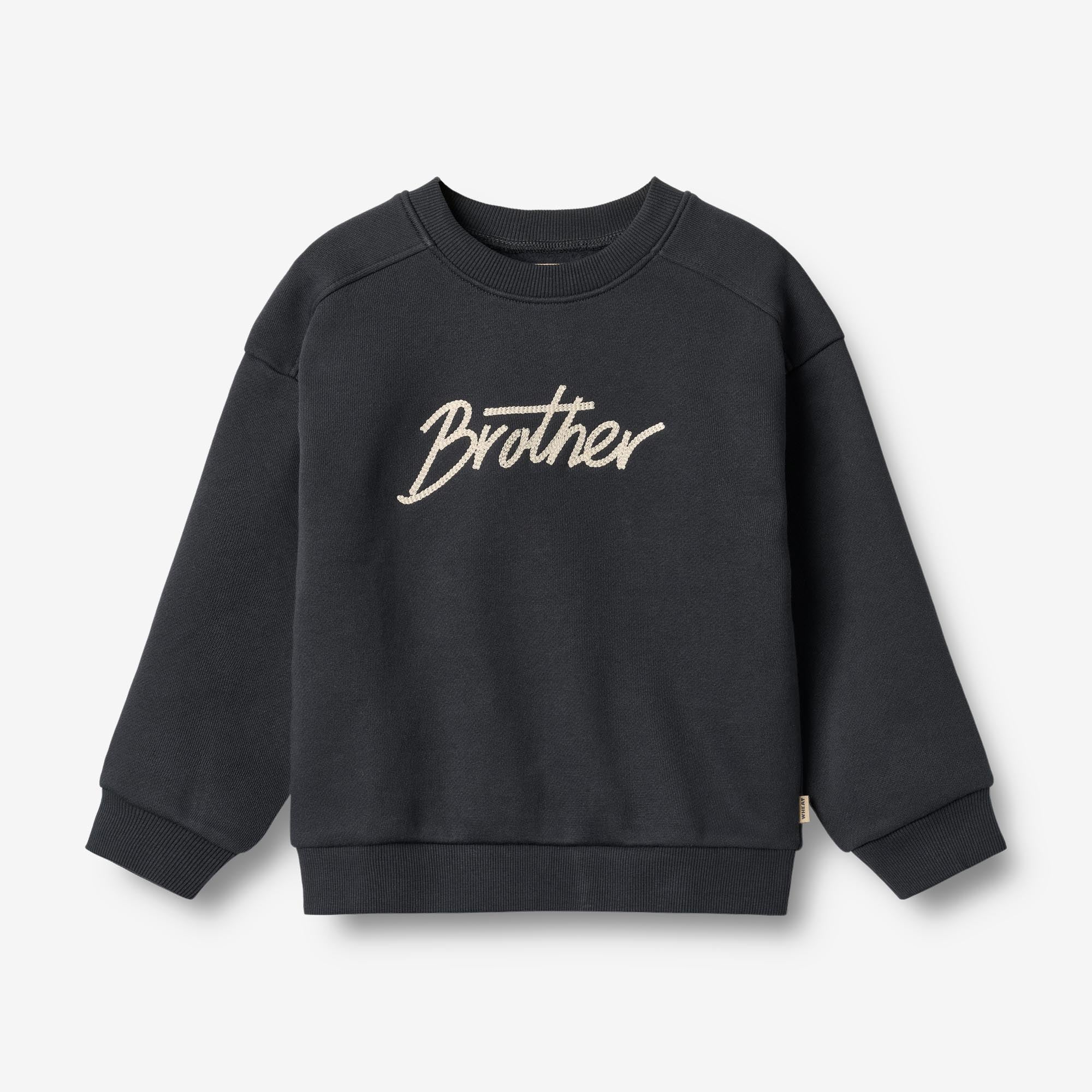 wheat-sweatshirt-sander-navy-bio-baumwolle-kinder image 1