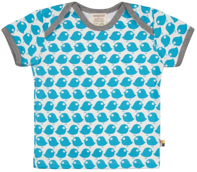 loud-proud-classics-t-shirt-kinder-shirt-petrol-86-92 image 1