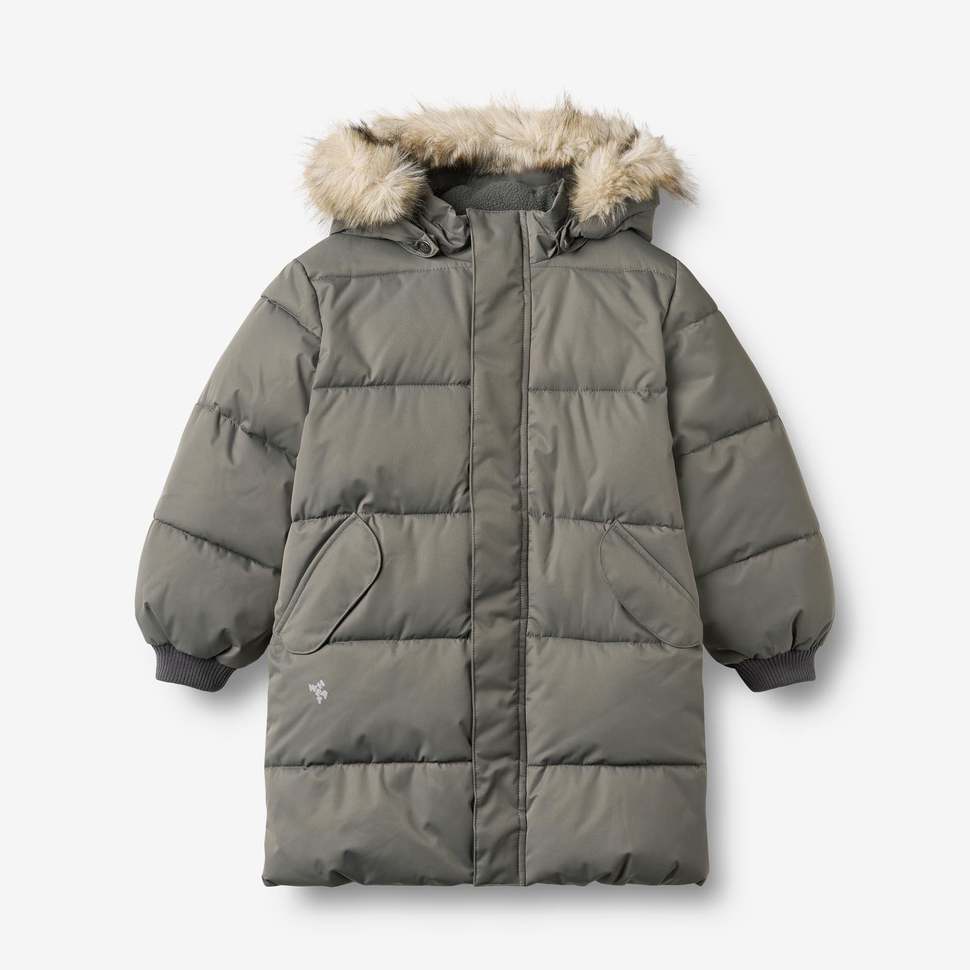 wheat-puffer-jacket-vinteren-winterjacke-grey-metal-thinsulate image 1