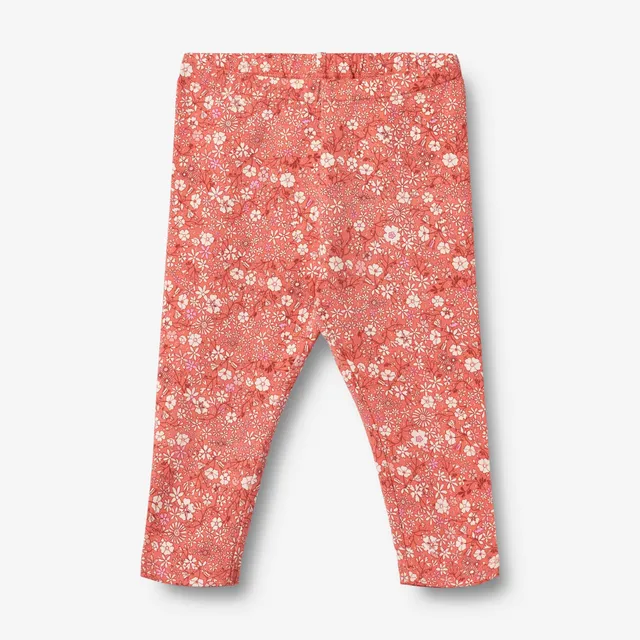 wheat-jules-jersey-leggings-coral-flowers-bio-baumwolle-3 image 1
