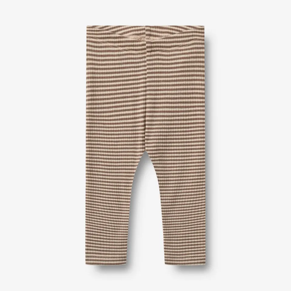 wheat-agi-wollleggings-merino-wood-stripe image 1